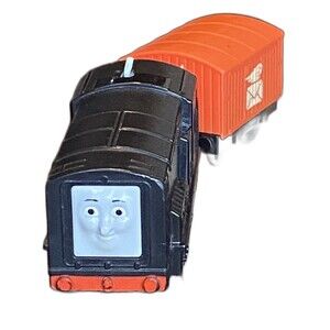 DIESEL & MAIL CARGO TrackMaster Motorized Train 2013 Thomas & Friends TESTED